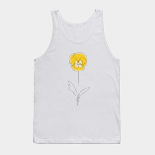 Mustard Violet Tank Top